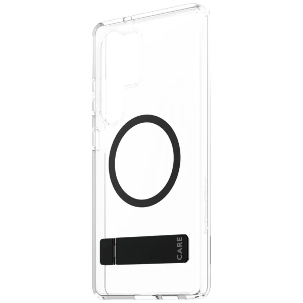 CARE by PanzerGlass Feature Black Kickstand & QI Case for Samsung Galaxy S25 Ultra - Transparenteng