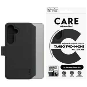 CARE by PanzerGlass Feature Tango 2in1 Wallet Case for Samsung Galaxy S25 - Blackeng