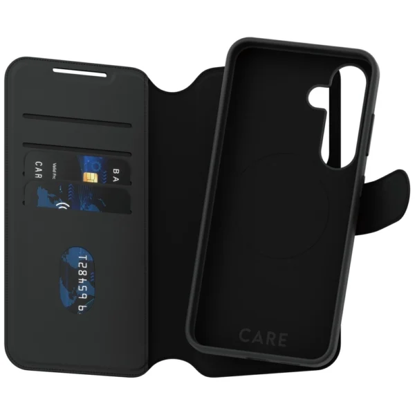 CARE by PanzerGlass Feature Tango 2in1 Wallet Case for Samsung Galaxy S25 - Blackeng