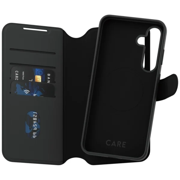CARE by PanzerGlass Feature Tango 2in1 Wallet Case for Samsung Galaxy S25+ - Blackeng
