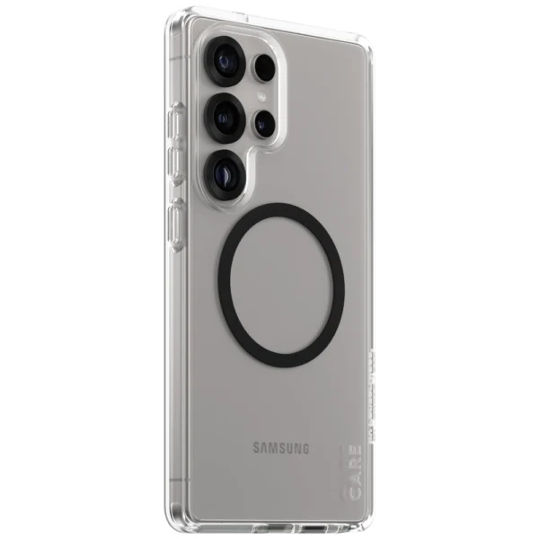 CARE by PanzerGlass Flagship Urban Combat Black QI Case for Samsung Galaxy S25 Ultra - Transparenteng