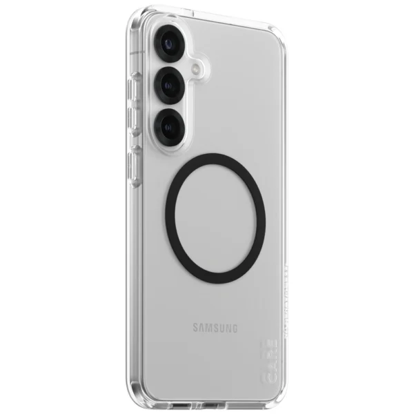CARE by PanzerGlass Flagship Urban Combat Black QI Case for Samsung Galaxy S25+ - Transparenteng