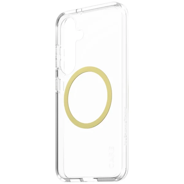 CARE by PanzerGlass Flagship Urban Combat Chardonnay QI Case for Samsung Galaxy S25 - Transparenteng