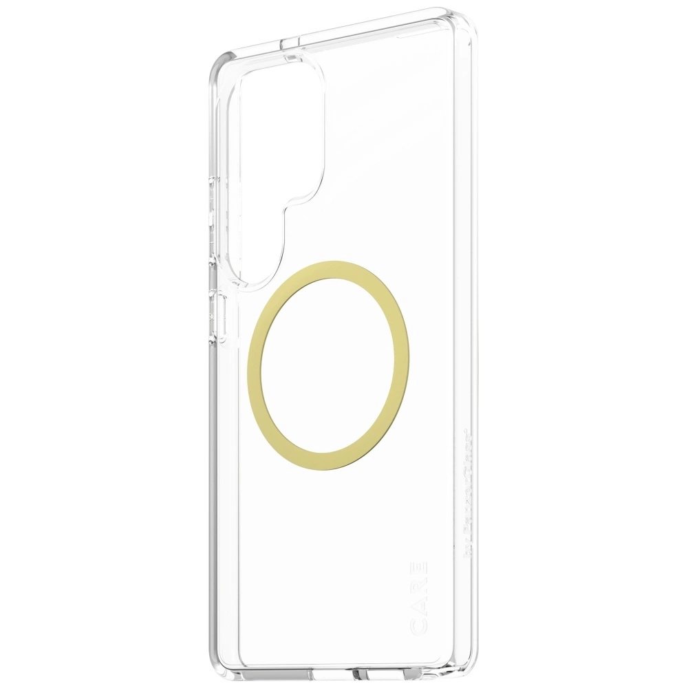 CARE by PanzerGlass Flagship Urban Combat Chardonnay QI Case for Samsung Galaxy S25 Ultra - Transparenteng
