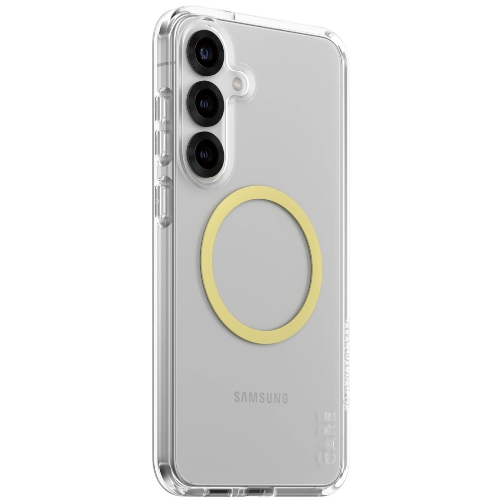 CARE by PanzerGlass Flagship Urban Combat Chardonnay QI Case for Samsung Galaxy S25+ - Transparenteng