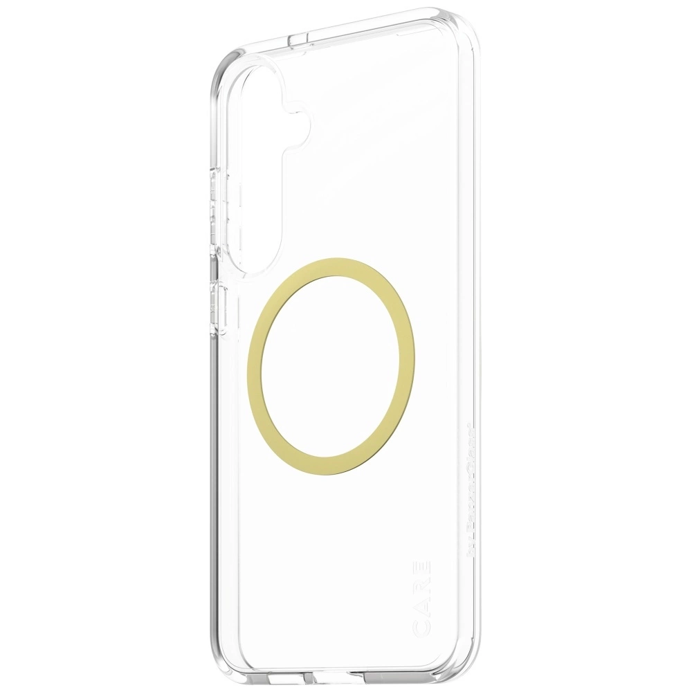 CARE by PanzerGlass Flagship Urban Combat Chardonnay QI Case for Samsung Galaxy S25+ - Transparenteng