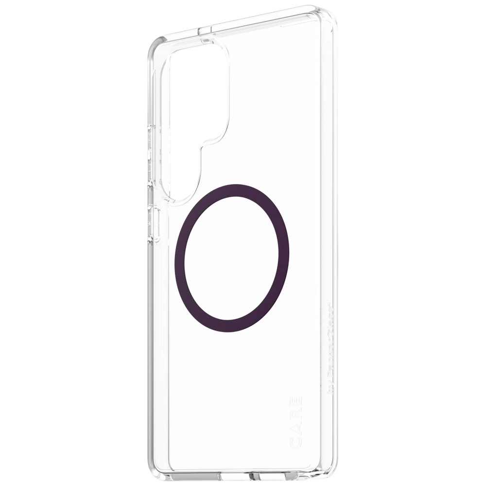 CARE by PanzerGlass Flagship Urban Combat Purple QI Case for Samsung Galaxy S25 Ultra - Transparenteng