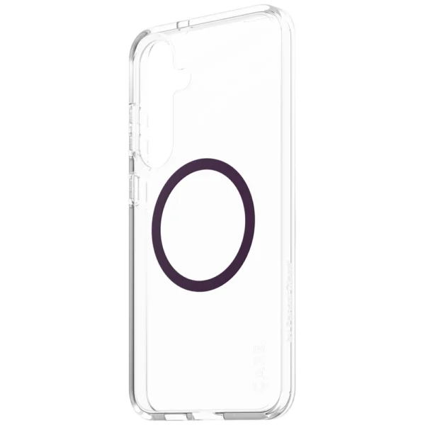CARE by PanzerGlass Flagship Urban Combat Purple QI Case for Samsung Galaxy S25+ - Transparenteng