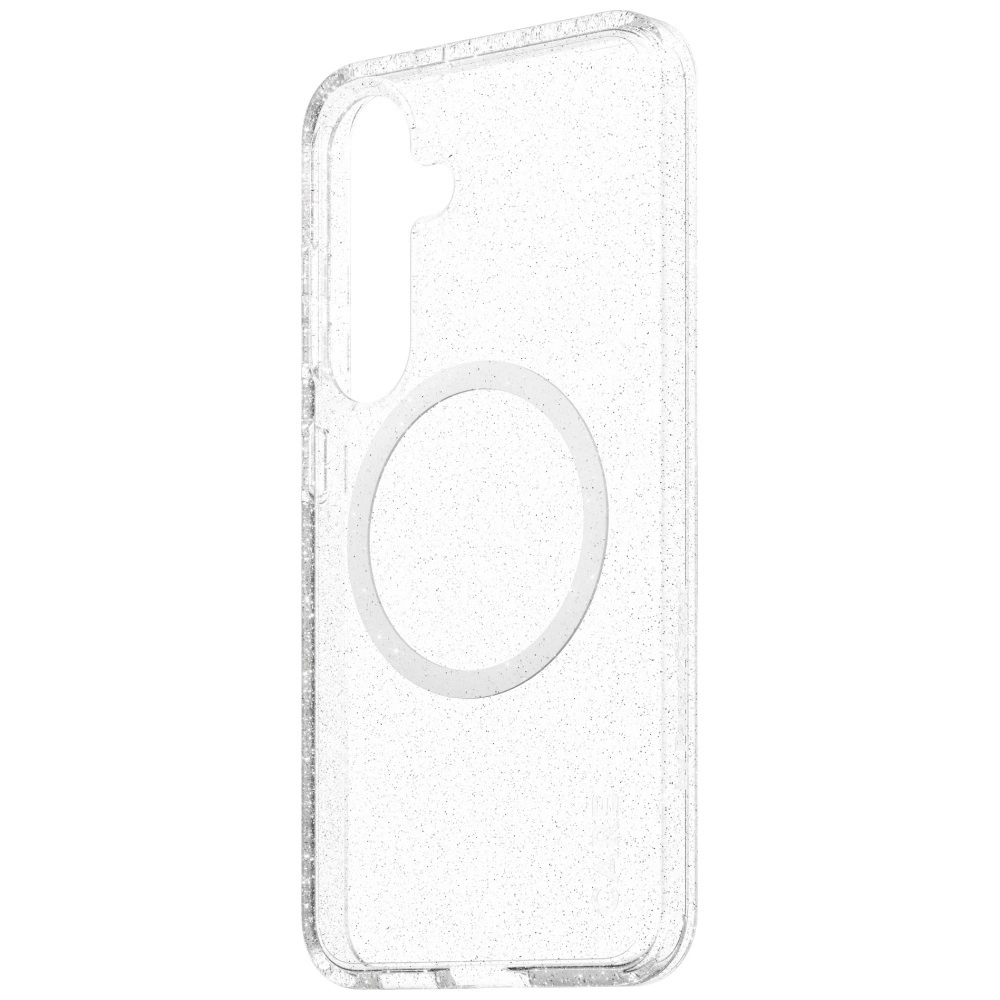 CARE by PanzerGlass Flagship Urban Combat Starlight White QI Case for Samsung Galaxy S25 - Transparenteng