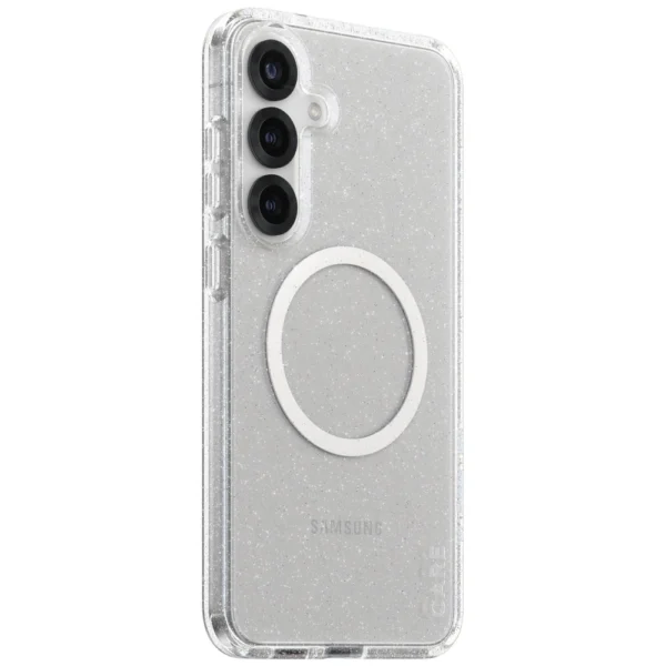 CARE by PanzerGlass Flagship Urban Combat StarLight White QI Case for Samsung Galaxy S25+ - Transparenteng