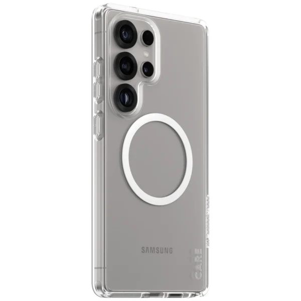 CARE by PanzerGlass Flagship Urban Combat White QI Case for Samsung Galaxy S25 Ultra - Transparenteng