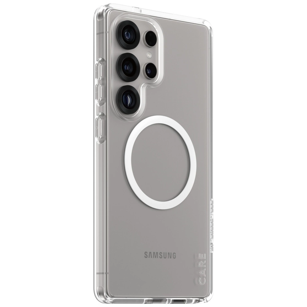 CARE by PanzerGlass Flagship Urban Combat White QI Case for Samsung Galaxy S25 Ultra - Transparenteng