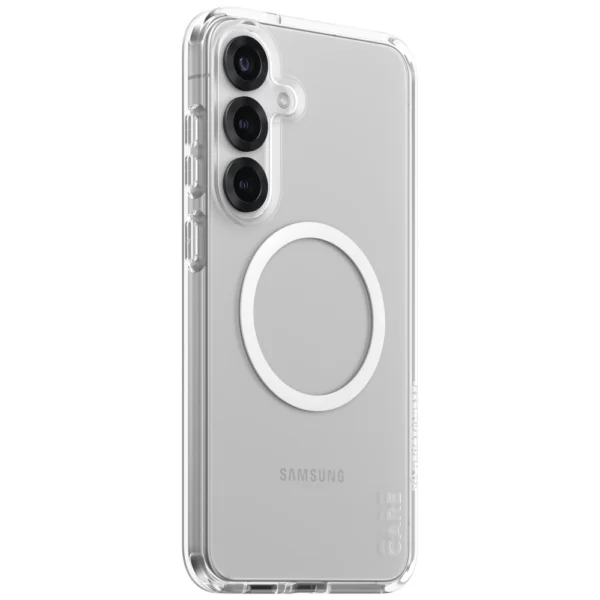 CARE by PanzerGlass Flagship Urban Combat White QI Case for Samsung Galaxy S25+ - Transparenteng