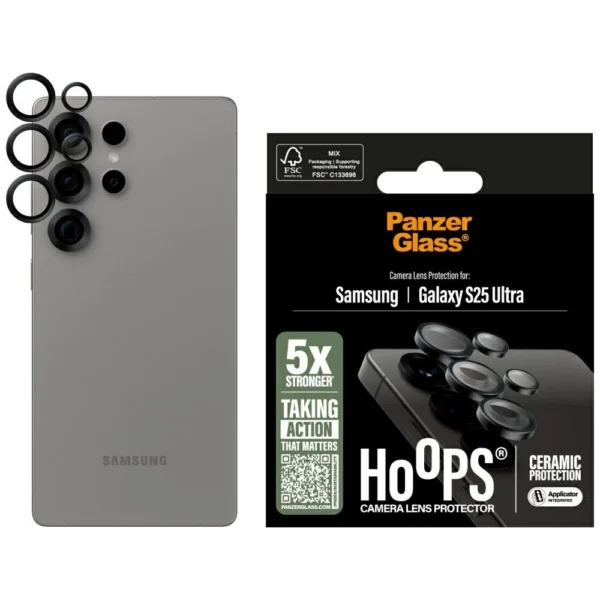 PanzerGlass Hoops Lens Protector for Samsung Galaxy S25 Ultraeng
