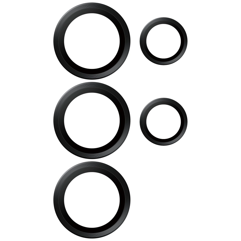 PanzerGlass Hoops Lens Protector Tempered Glass for Samsung Galaxy S25 Ultra Blackeng