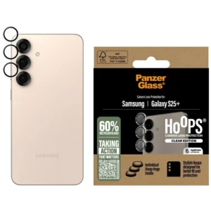 PanzerGlass Hoops Lens Protector Tempered Glass for Samsung Galaxy S25+ Cleareng