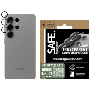 SAFE by PanzerGlass Rings Lens Protector for Samsung Galaxy S25 Ultra Clear Tempered Glasseng