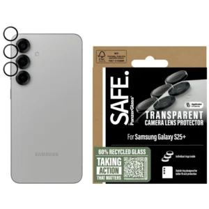 SAFE by PanzerGlass Rings Lens Protector for Samsung Galaxy S25+ Clear Tempered Glasseng