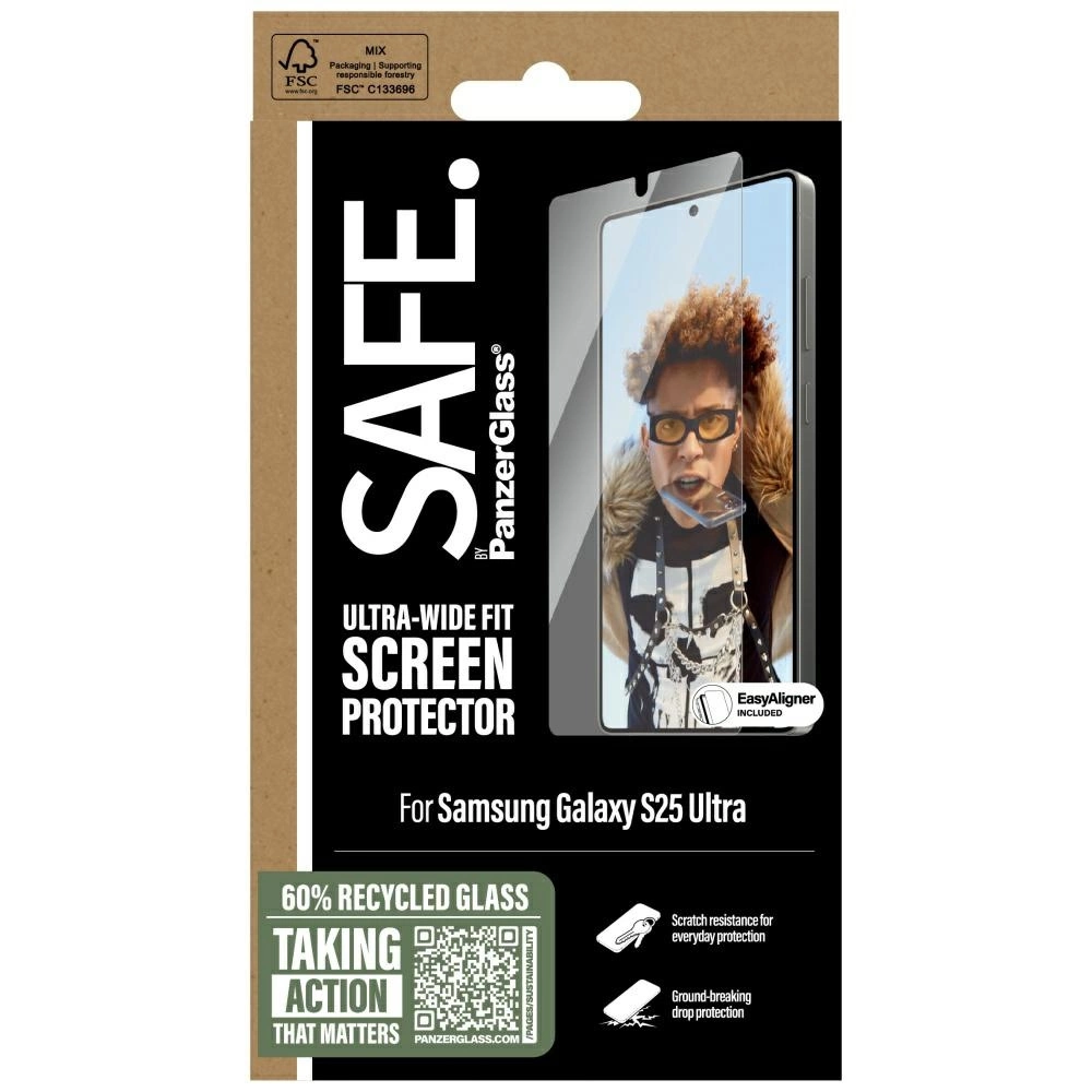 SAFE by PanzerGlass Ultra-Wide Fit Tempered Glass for Samsung Galaxy S25 Ultraeng