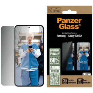 PanzerGlass Ultra-Wide Fit Privacy Glass for Samsung Galaxy S25eng