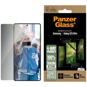 PanzerGlass Eco Matrix Ultra-Wide Fit Privacy Glass for Samsung Galaxy S25 Ultraeng