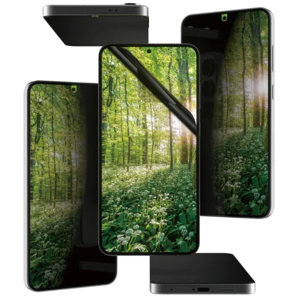 PanzerGlass Eco Matrix Ultra-Wide Fit Privacy Glass for Samsung Galaxy S25+eng