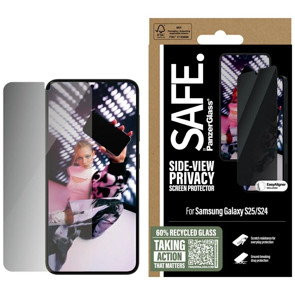 SAFE by PanzerGlass Ultra-Wide Fit Privacy Glass for Samsung Galaxy S25eng