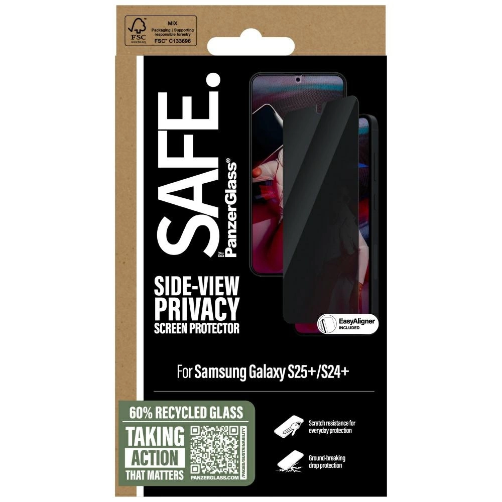 SAFE by PanzerGlass Ultra-Wide Fit Privacy Glass for Samsung Galaxy S25+eng
