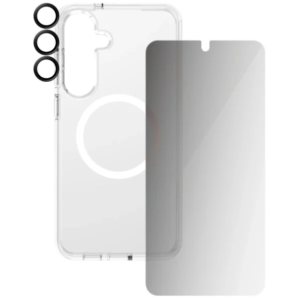 CARE by PanzerGlass Flagship 3in1 Case + Privacy Glass + Lens for Samsung Galaxy S25+eng