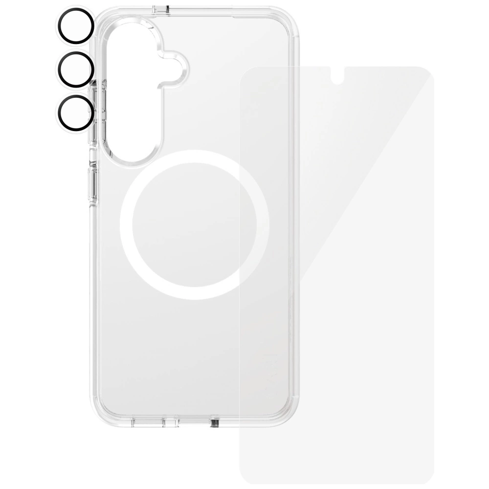CARE by PanzerGlass Flagship 3in1 Case + Glass + Lens Protective Kit for Samsung Galaxy S25eng