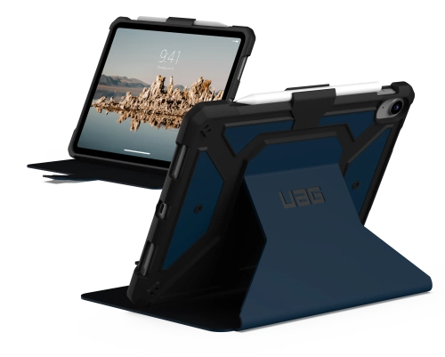 188488_3 UAG Metropolis SE Case with Apple Pencil Holder for iPad 10.9" (10th Gen.) - Navy Blueeng