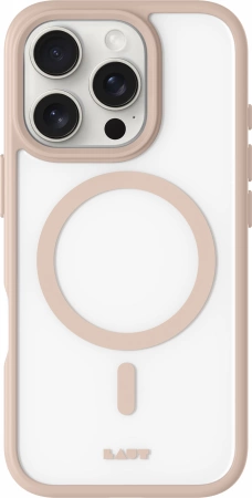 Laut Huex Protect MagSafe case for iPhone 16 Pro - beigeeng