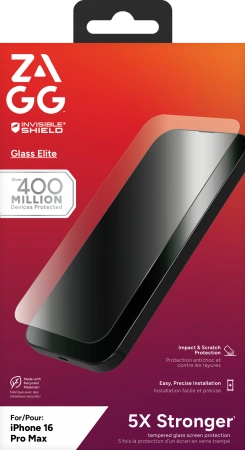ZAGG InvisibleShield Glass Elite for iPhone 16 Pro Maxeng