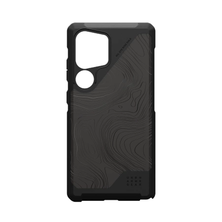 UAG Metropolis LT Magnet Topography Case for Samsung Galaxy S25 Ultra 5G - Blackeng