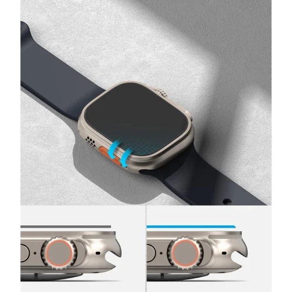 Ringke ID FC Glass 4-pack tempered glass for Apple Watch Ultra 1 / 2 (49 mm)eng