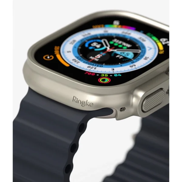 Ringke Slim 2-pack Case for Apple Watch Ultra 1/2 (49mm) - Clear & Titaniumeng
