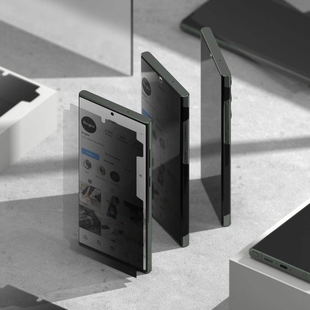 Ringke Dual Easy Privacy Screen Protector for Samsung Galaxy S23 Ultraeng