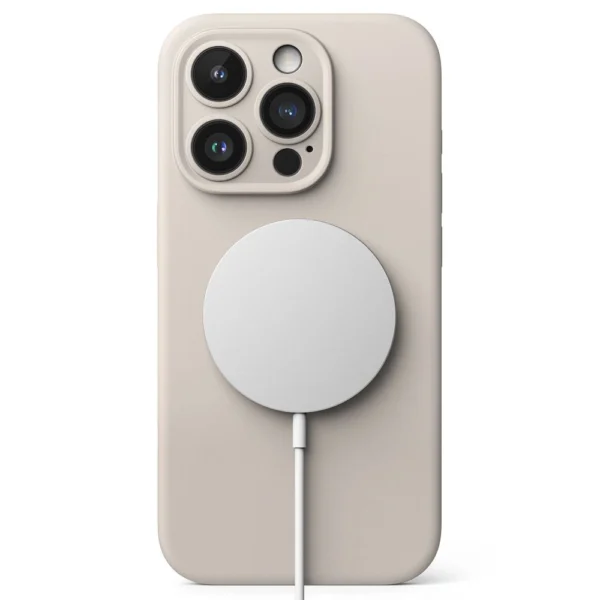 Ringke Silicone MagSafe iPhone 15 Pro Max Case - Beigeeng