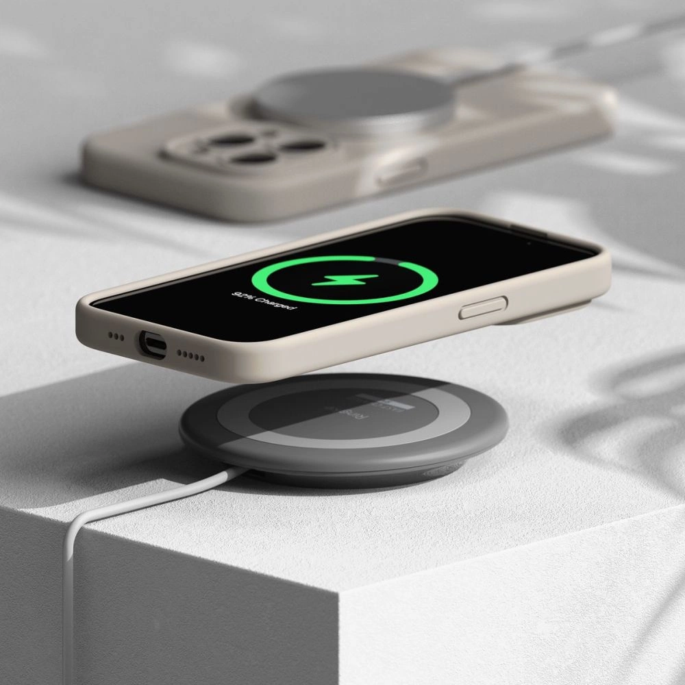 Ringke Silicone MagSafe iPhone 15 Pro Max Case - Beigeeng