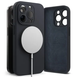 Ringke Silicone MagSafe iPhone 15 Pro Case - Navy Blueeng