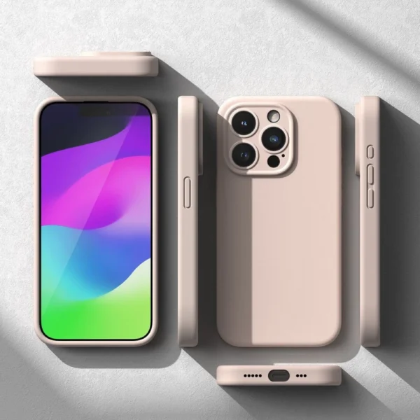 Ringke Silicone MagSafe iPhone 15 Pro Case - Pinkeng