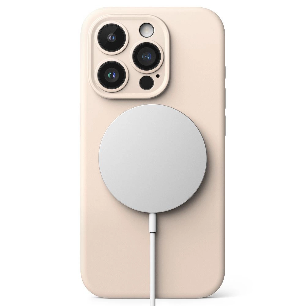 Ringke Silicone MagSafe iPhone 15 Pro Case - Pinkeng