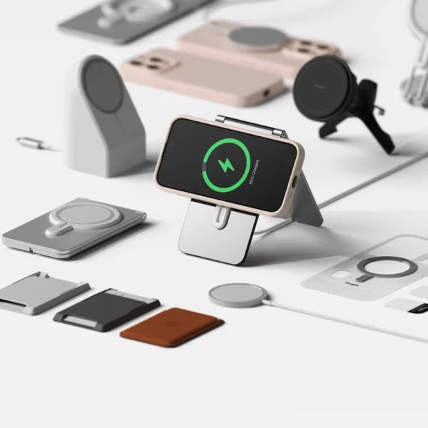 Ringke Silicone MagSafe iPhone 15 Pro Case - Pinkeng