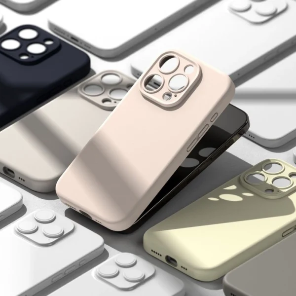 Ringke Silicone MagSafe iPhone 15 Pro Case - Pinkeng