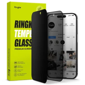 Ringke Tempered Glass Privacy Glass for iPhone 15 Pro Maxeng