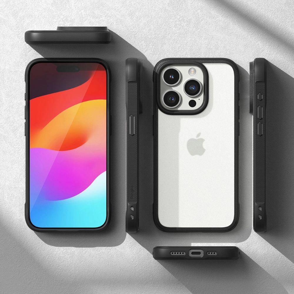 Ringke Fusion Bold iPhone 15 Pro Max Case - Matte Blackeng