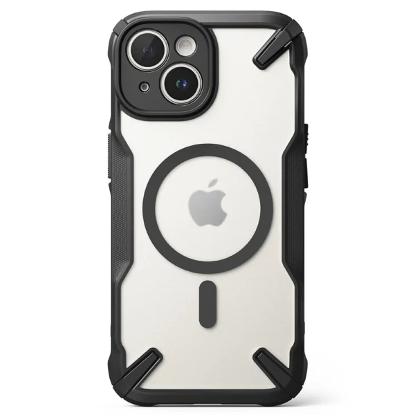 Ringke Fusion X MagSafe iPhone 15 Plus Case - Matte Blackeng