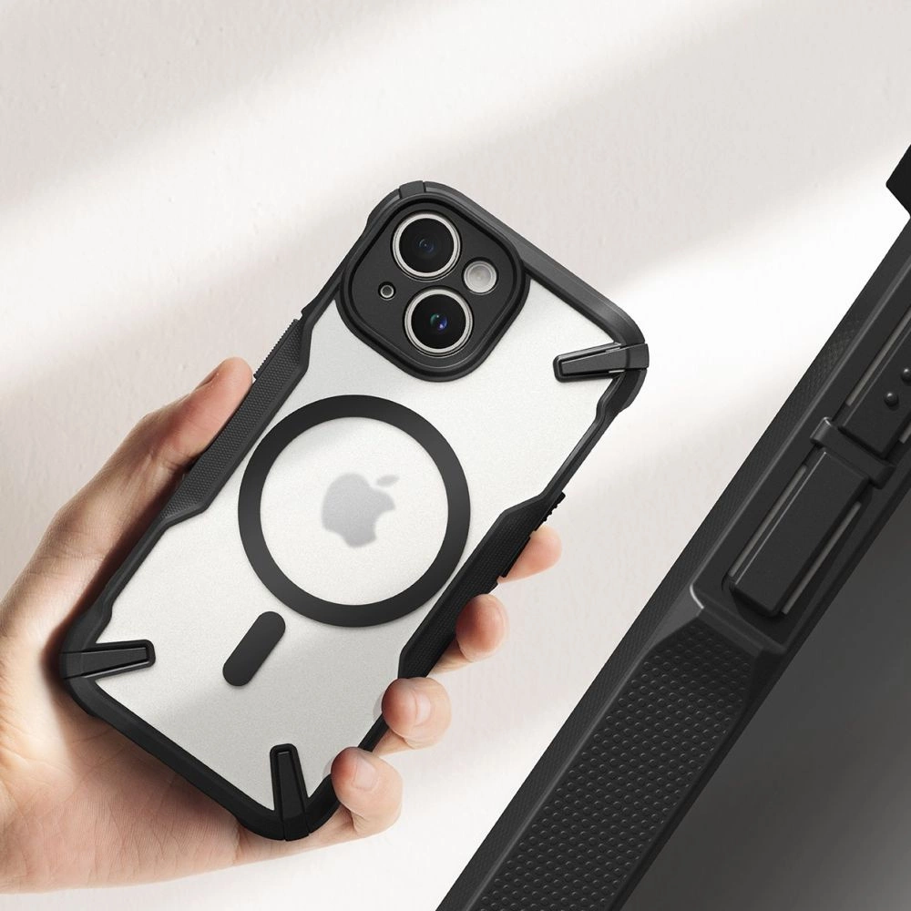 Ringke Fusion X MagSafe iPhone 15 Plus Case - Matte Blackeng