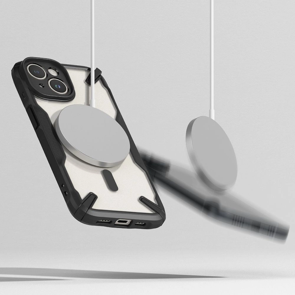 Ringke Fusion X MagSafe iPhone 15 Plus Case - Matte Blackeng