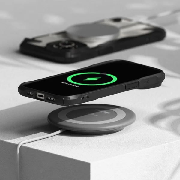 Ringke Fusion X MagSafe iPhone 15 Plus Case - Matte Blackeng
